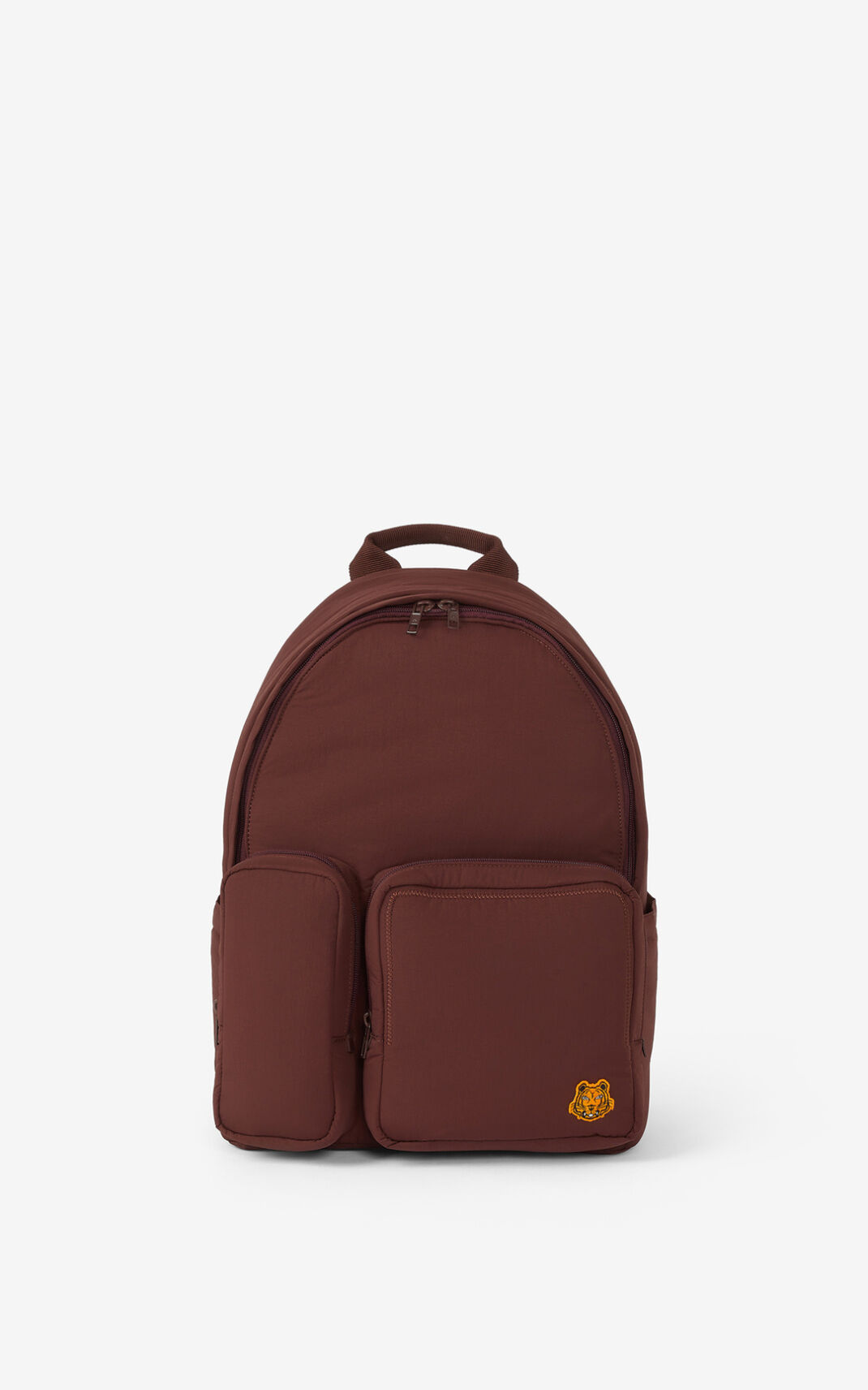 Kenzo Tiger Crest Backpack Burgundy For Mens 0984XBUHF